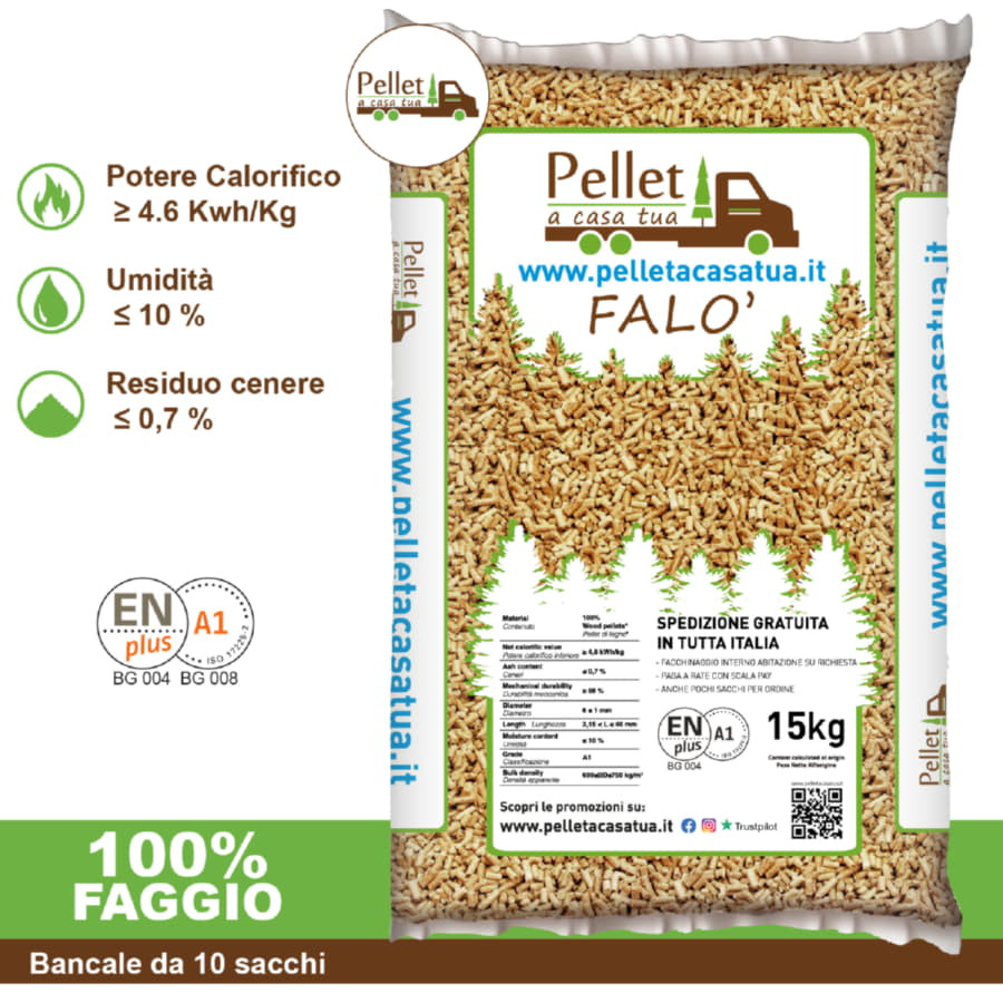 PELLET FALO' 100% CONIFERA...