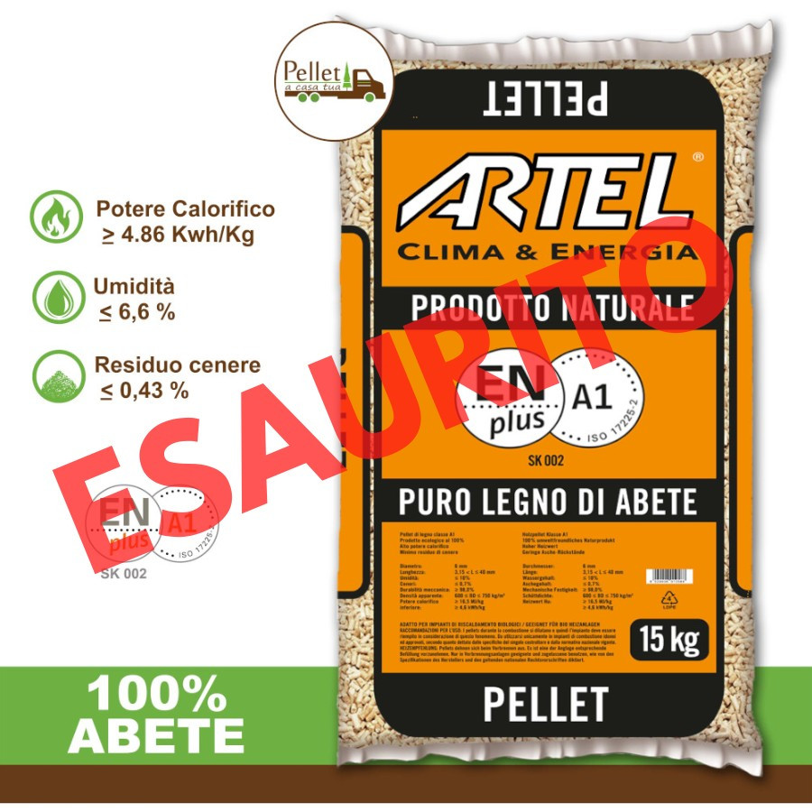 PELLET ARTEL 100% ABETE -...